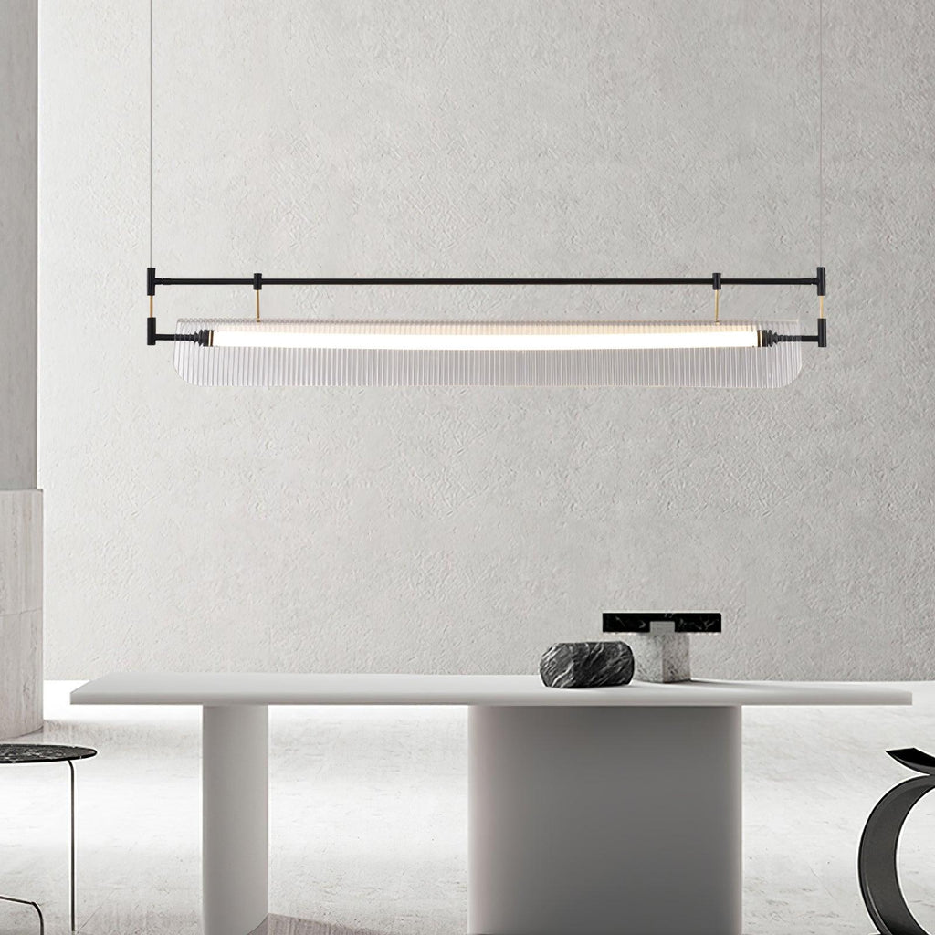 Lustra Chandelier Linéaire en Acrylique Long - Neutralighting