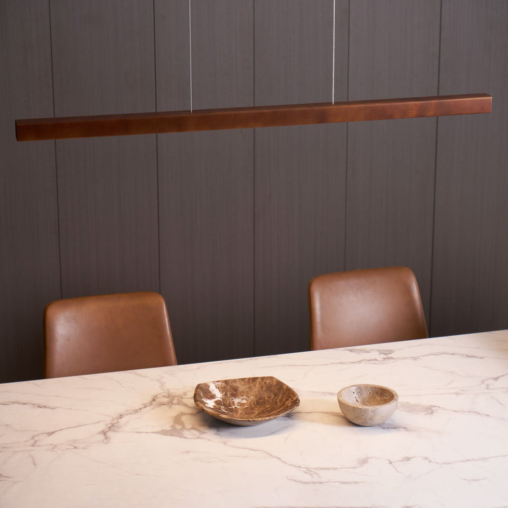 Elowen Suspension linéaire minimaliste en bois - Neutralighting