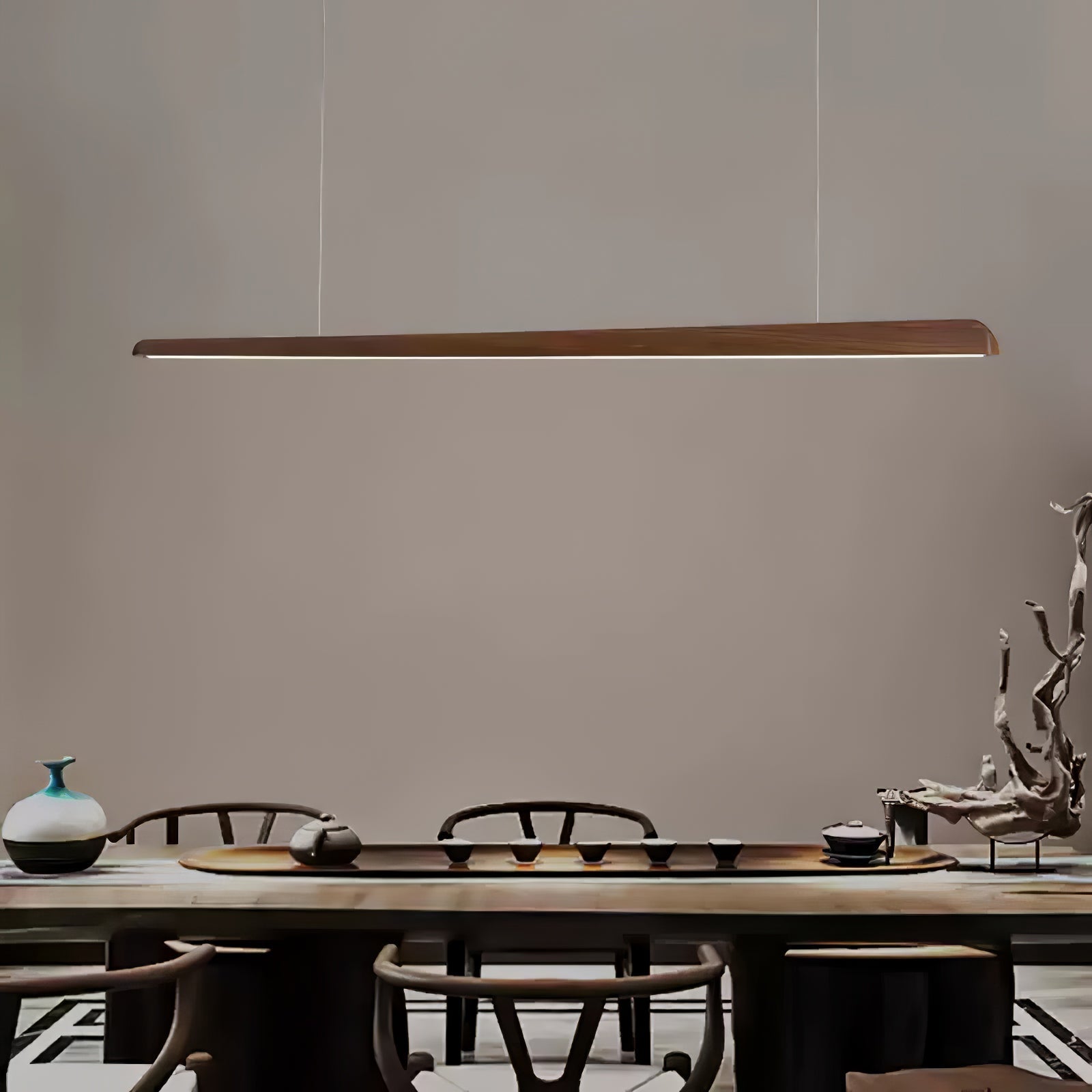 Iveris Suspension Bois Minimaliste - Neutralighting