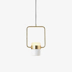 Solara Suspension Ajustable en Verre avec Laiton - Neutralighting