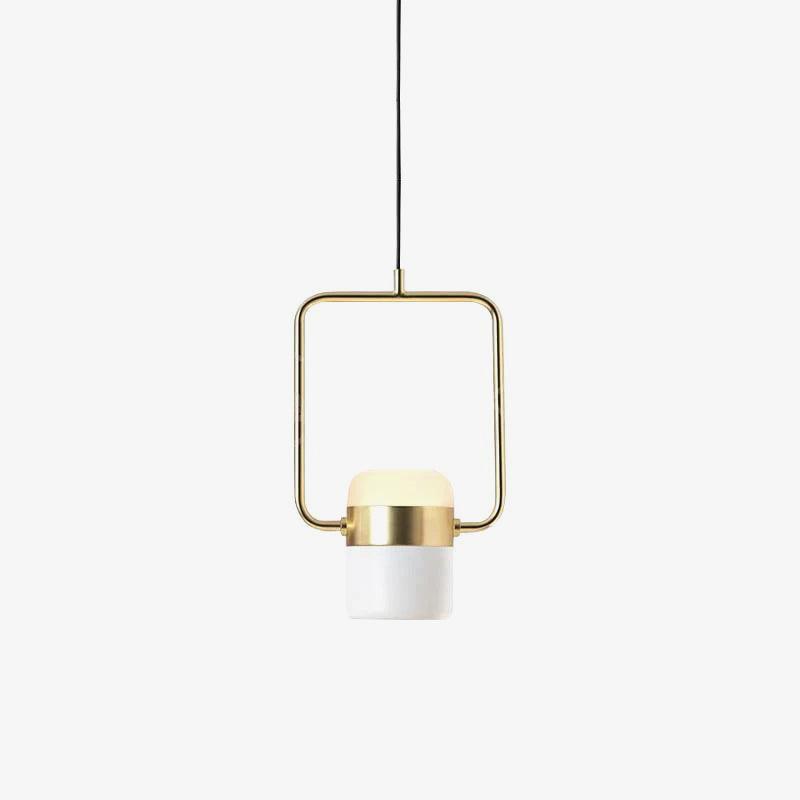 Solara Suspension Ajustable en Verre avec Laiton - Neutralighting