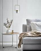 Solara Suspension Ajustable en Verre avec Laiton - Neutralighting