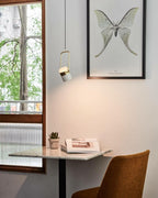 Solara Suspension Ajustable en Verre avec Laiton - Neutralighting