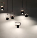 Solara Suspension Ajustable en Verre avec Laiton - Neutralighting