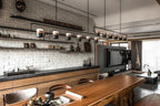 Solara Suspension Ajustable en Verre avec Laiton - Neutralighting