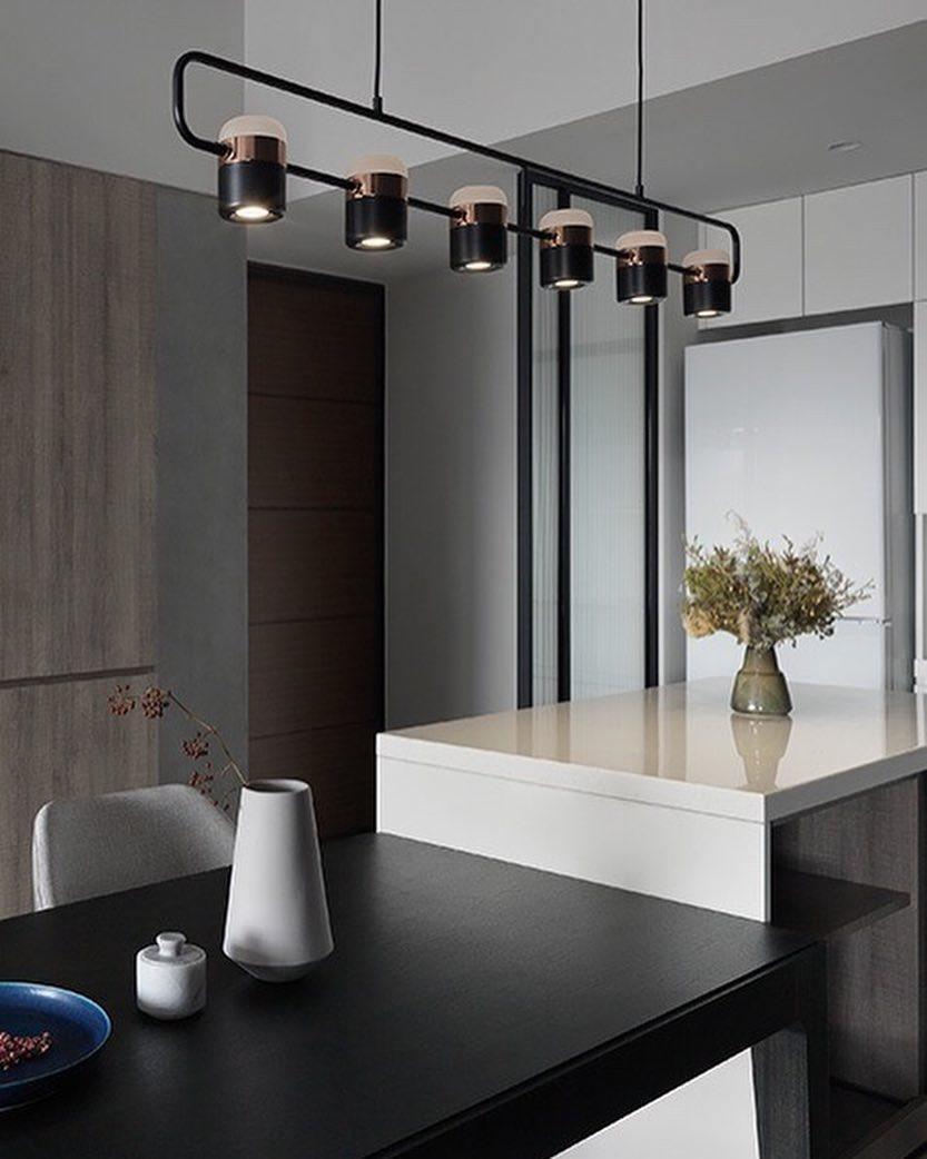 Solara Suspension Ajustable en Verre avec Laiton - Neutralighting