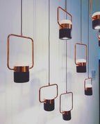Solara Suspension Ajustable en Verre avec Laiton - Neutralighting