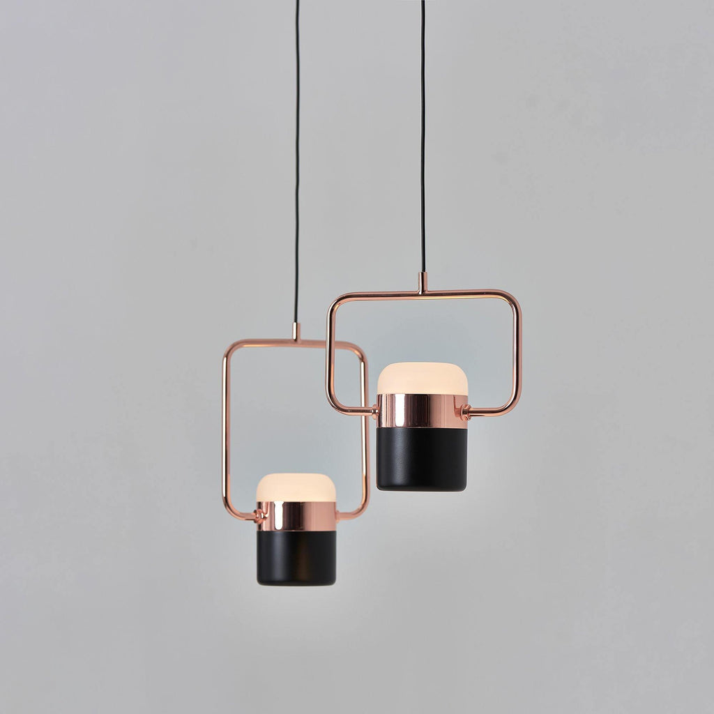 Solara Suspension Ajustable en Verre avec Laiton - Neutralighting