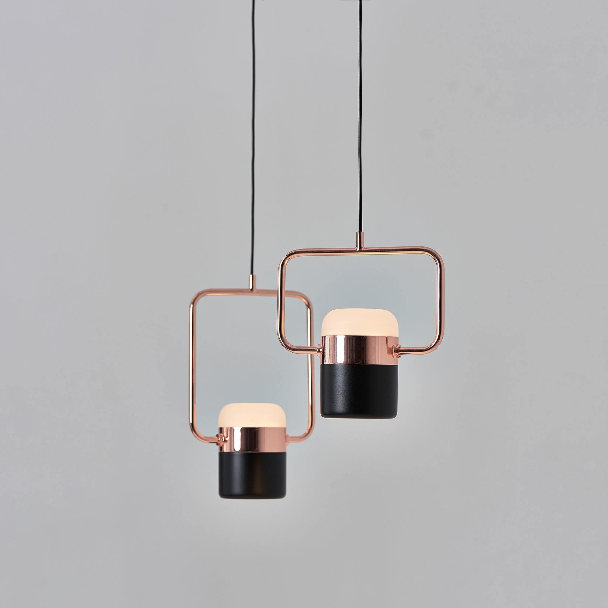 Solara Suspension Ajustable en Verre avec Laiton - Neutralighting