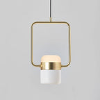 Solara Suspension Ajustable en Verre avec Laiton - Neutralighting
