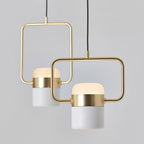 Solara Suspension Ajustable en Verre avec Laiton - Neutralighting