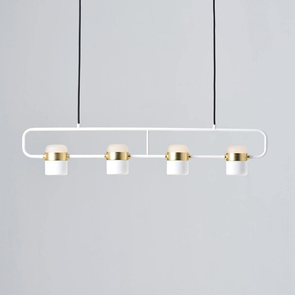 Solara Suspension Ajustable en Verre avec Laiton - Neutralighting