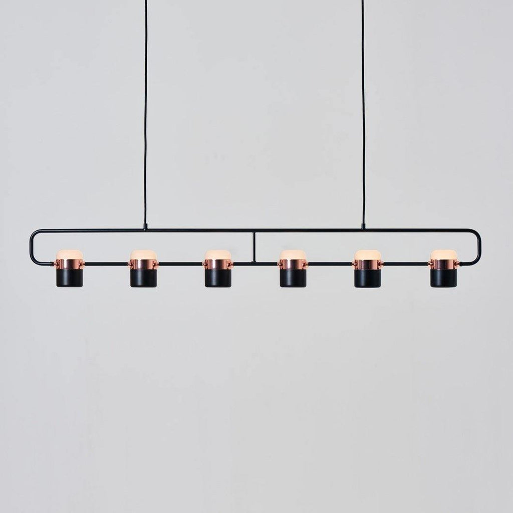 Solara Suspension Ajustable en Verre avec Laiton - Neutralighting