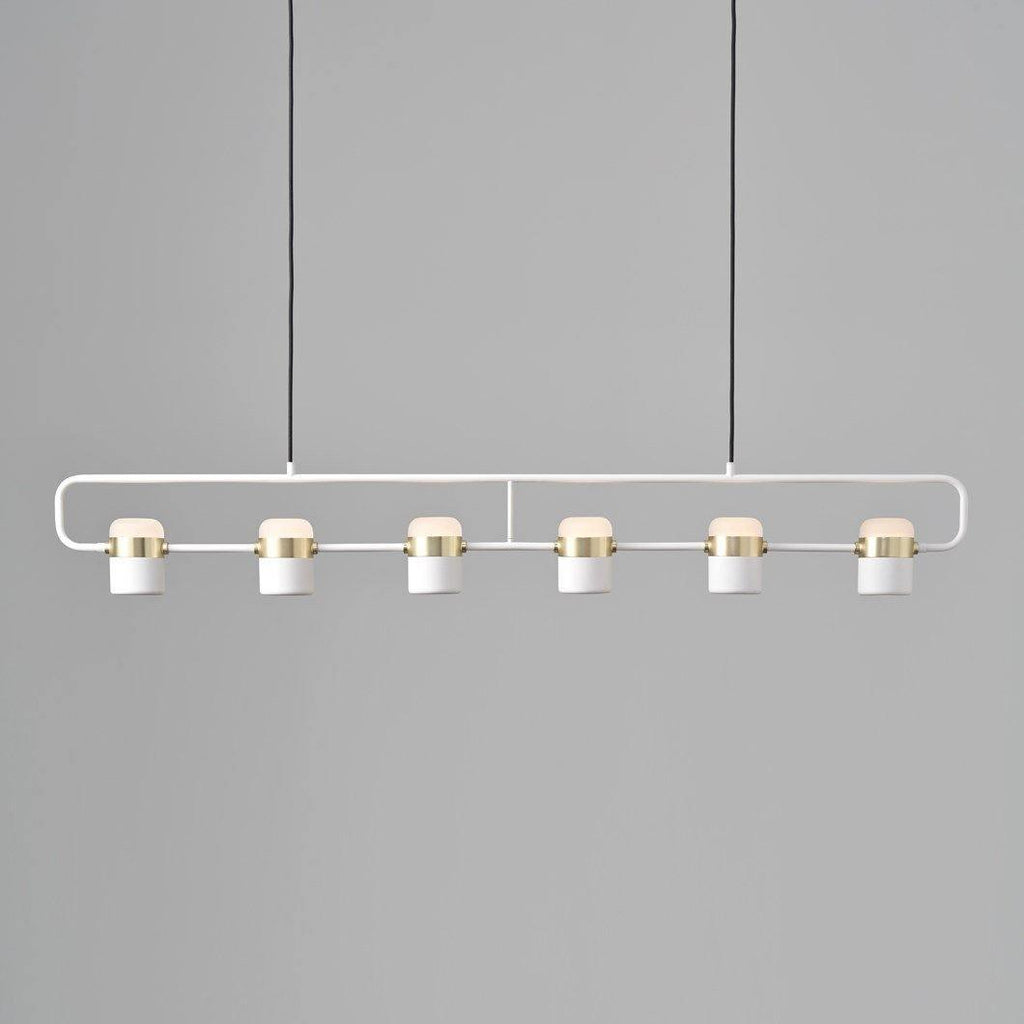 Solara Suspension Ajustable en Verre avec Laiton - Neutralighting