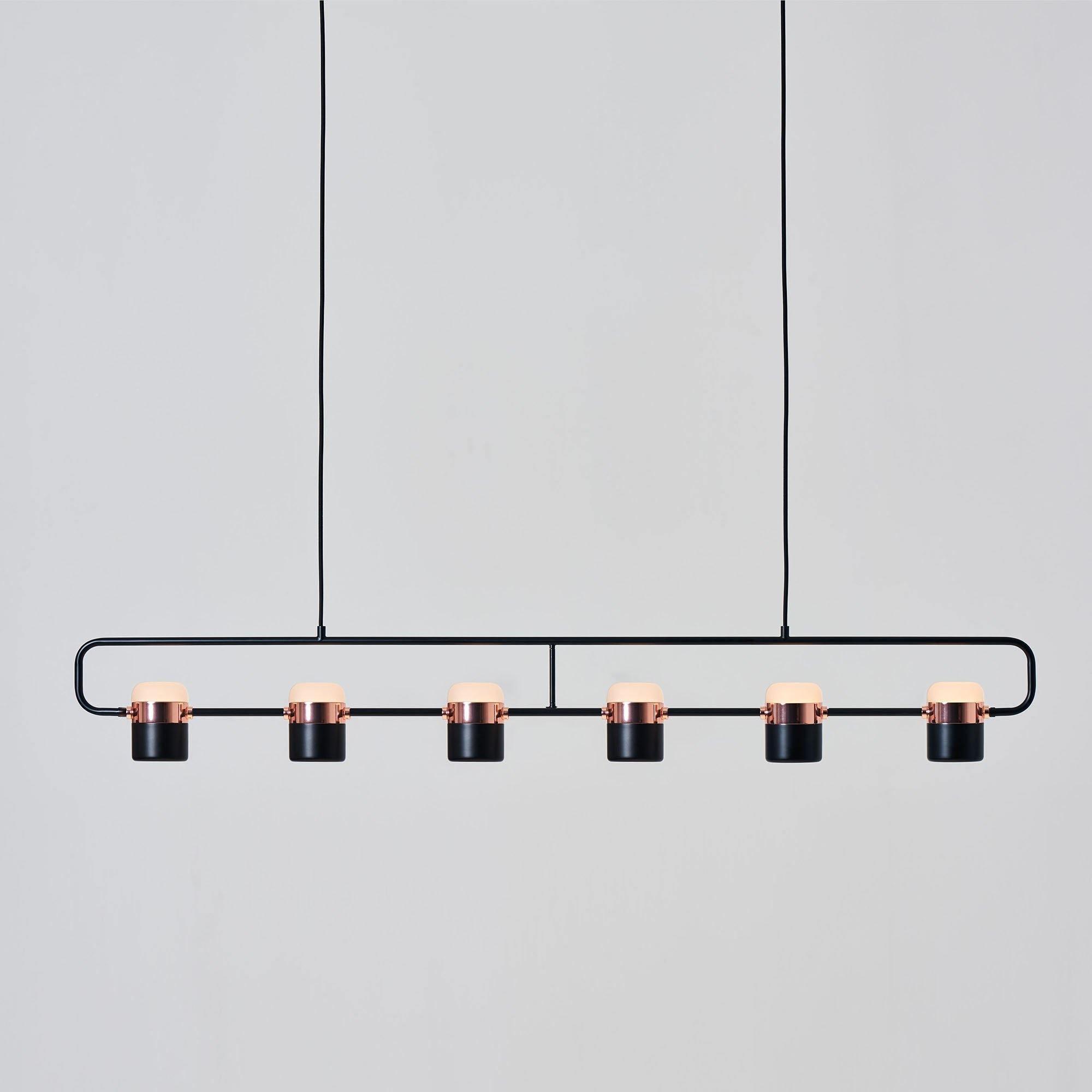 Solara Suspension Ajustable en Verre avec Laiton - Neutralighting