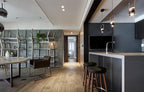 Solara Suspension Ajustable en Verre avec Laiton - Neutralighting