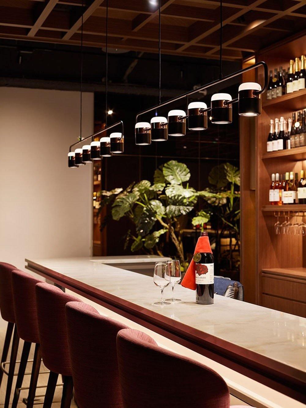 Solara Suspension Ajustable en Verre avec Laiton - Neutralighting