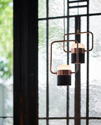 Solara Suspension Ajustable en Verre avec Laiton - Neutralighting