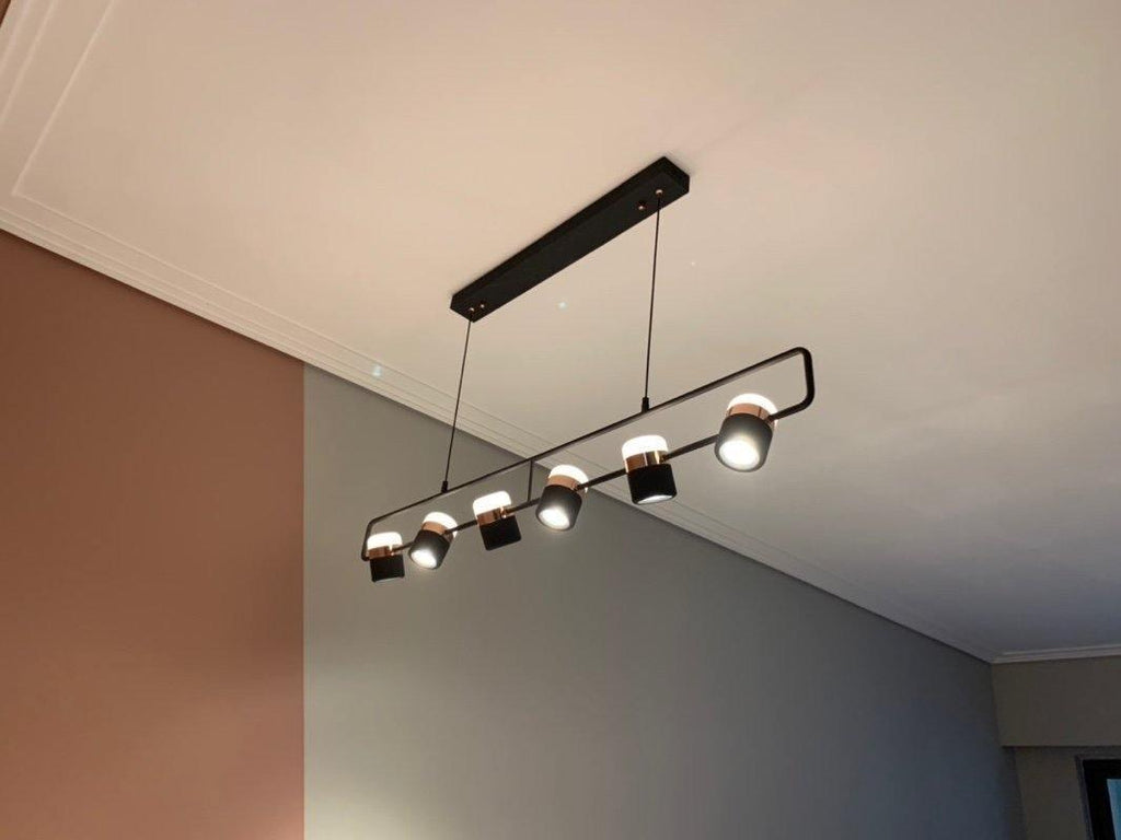 Solara Suspension Ajustable en Verre avec Laiton - Neutralighting