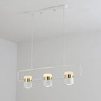 Solara Suspension Ajustable en Verre avec Laiton - Neutralighting
