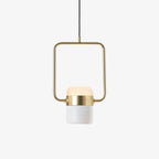 Solara Suspension Ajustable en Verre avec Laiton - Neutralighting