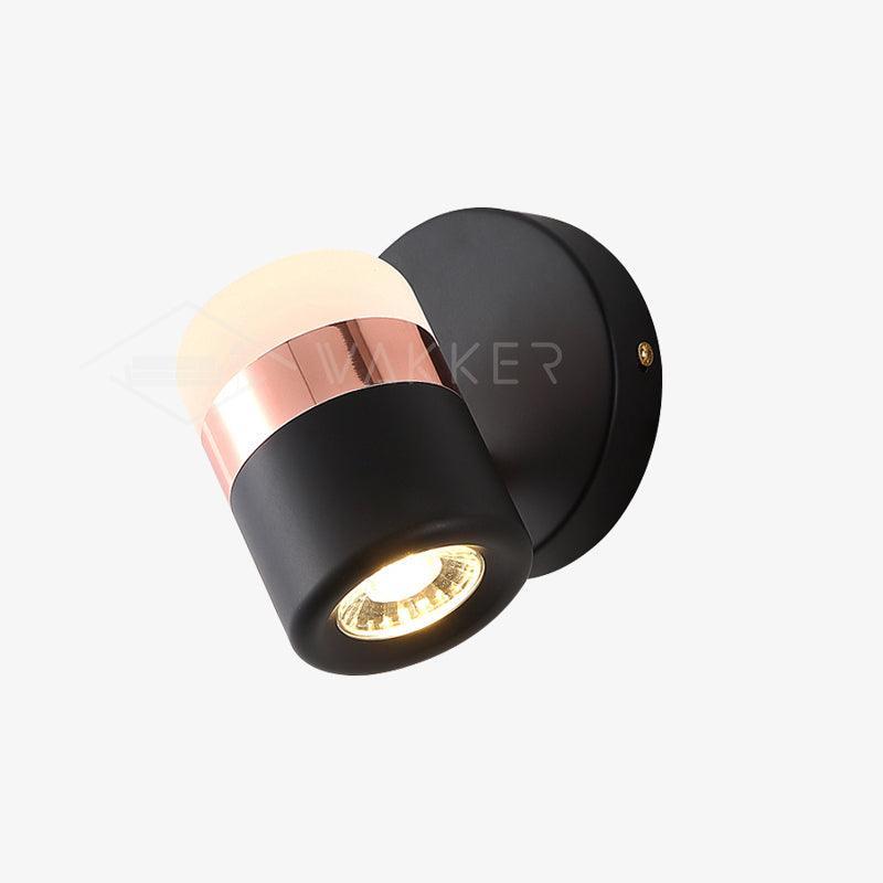 Lustra Applique Murale Verre Noir Ajustable - Neutralighting