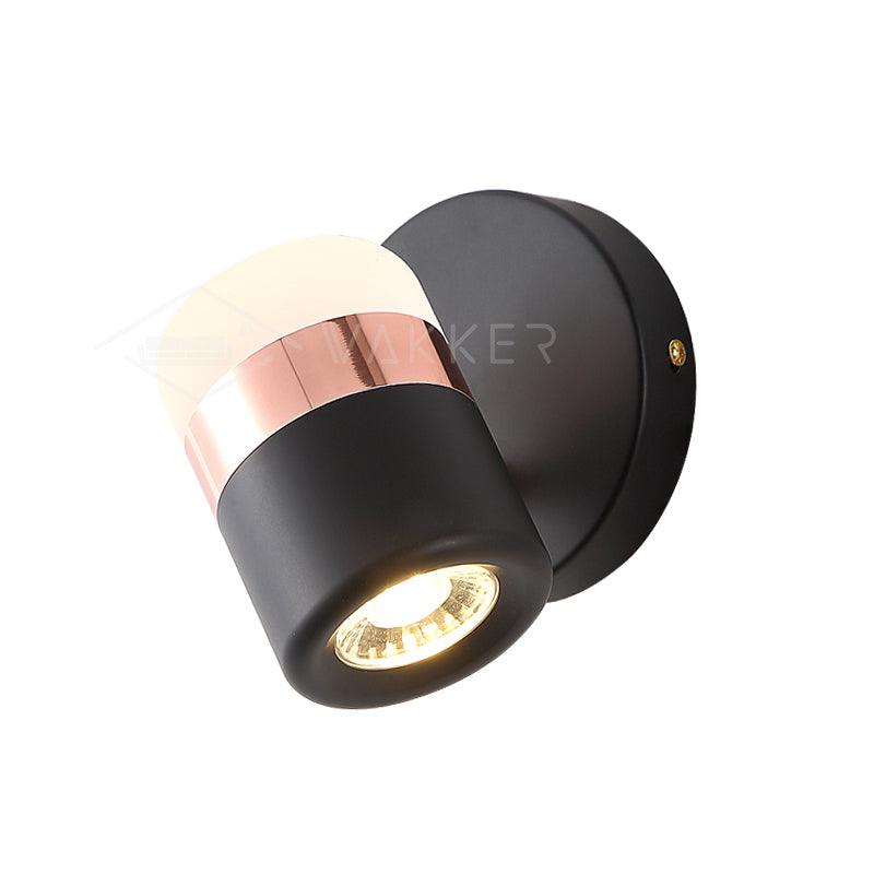 Lustra Applique Murale Verre Noir Ajustable - Neutralighting