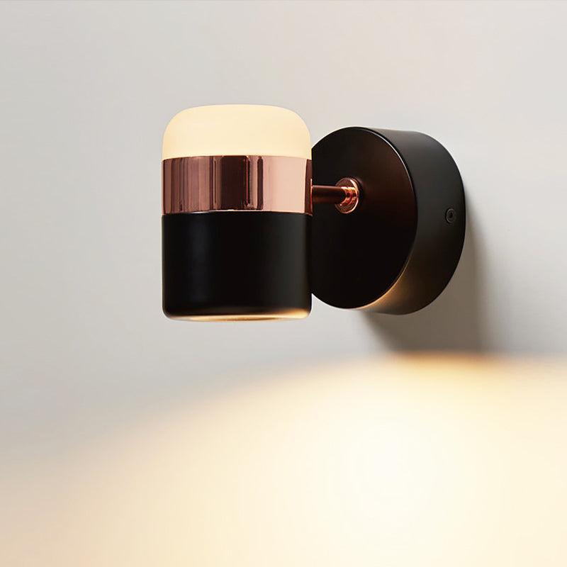 Lustra Applique Murale Verre Noir Ajustable - Neutralighting