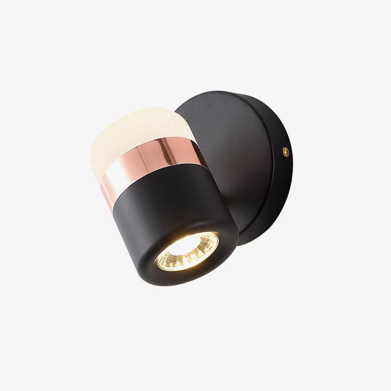 Lustra Applique Murale Verre Noir Ajustable - Neutralighting