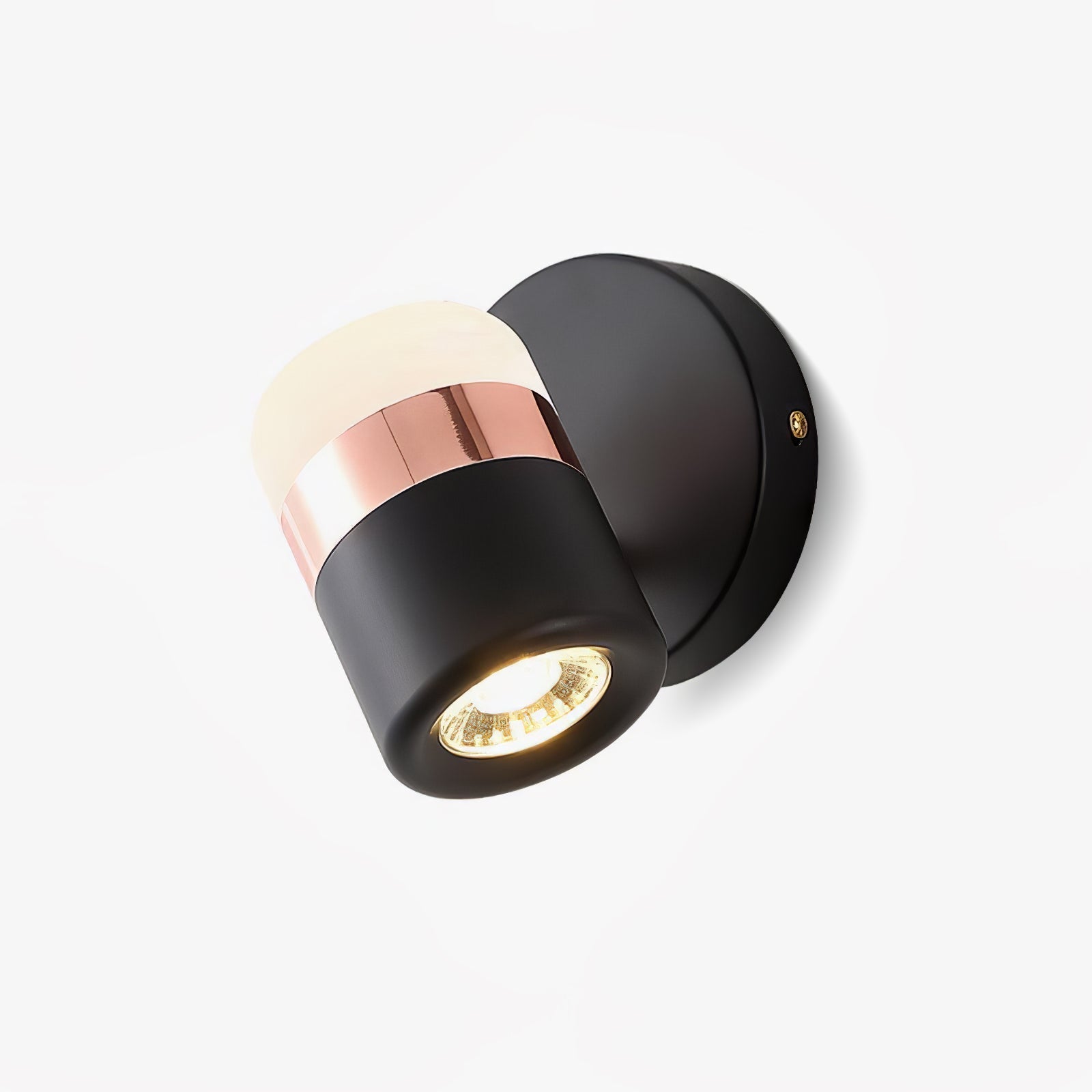Lustra Applique Murale Verre Noir Ajustable - Neutralighting