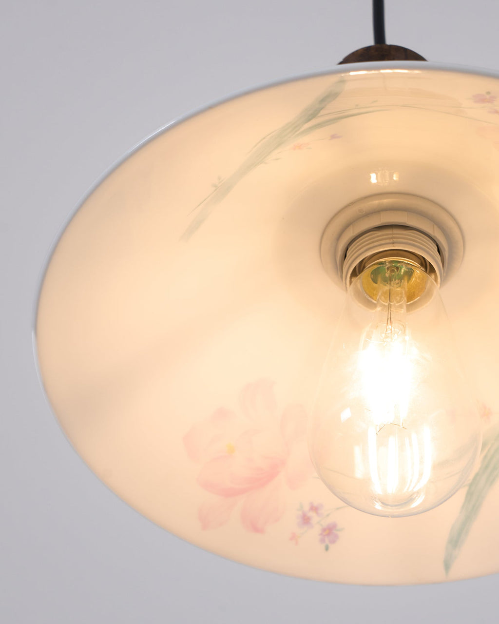 Linna Suspension Main Peint Florale Rustique - Neutralighting