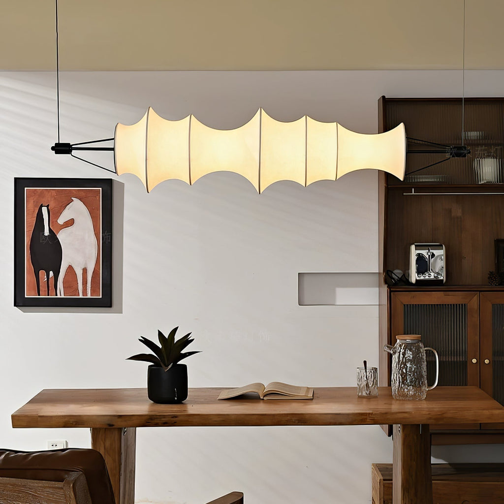 Avlorisra Suspension en Soie Élégance Artistique - Neutralighting