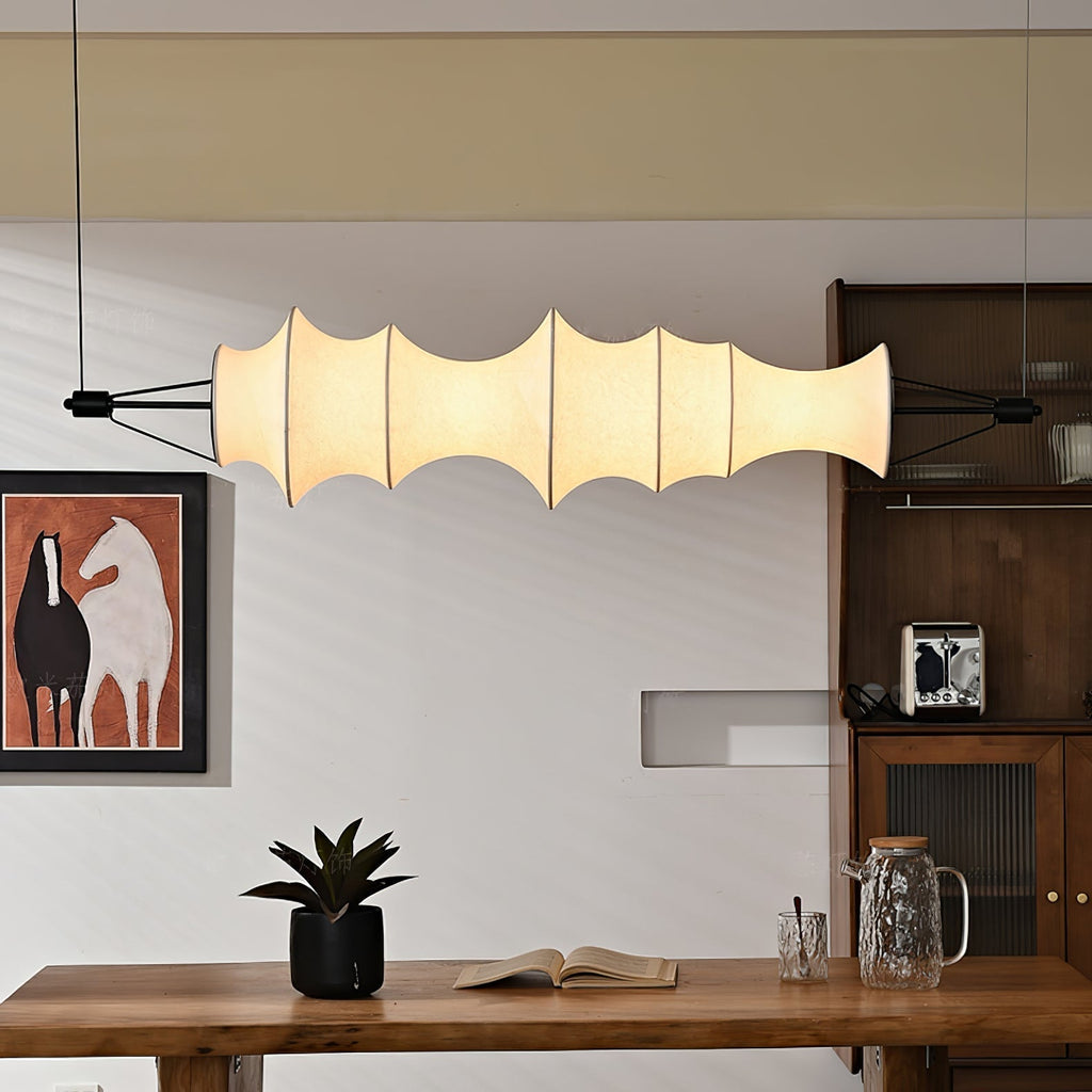 Avlorisra Suspension en Soie Élégance Artistique - Neutralighting