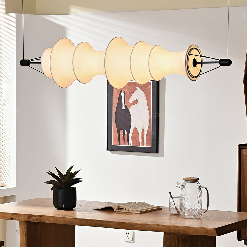 Avlorisra Suspension en Soie Élégance Artistique - Neutralighting