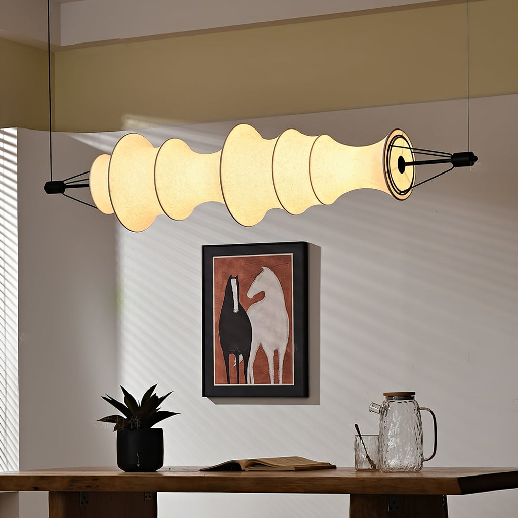 Avlorisra Suspension en Soie Élégance Artistique - Neutralighting
