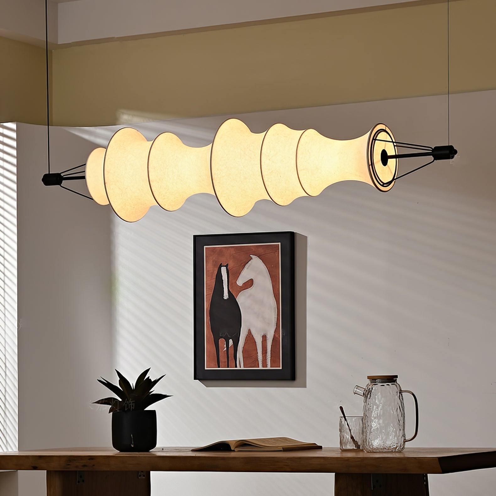 Avlorisra Suspension en Soie Élégance Artistique - Neutralighting