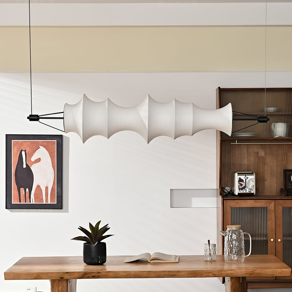 Avlorisra Suspension en Soie Élégance Artistique - Neutralighting