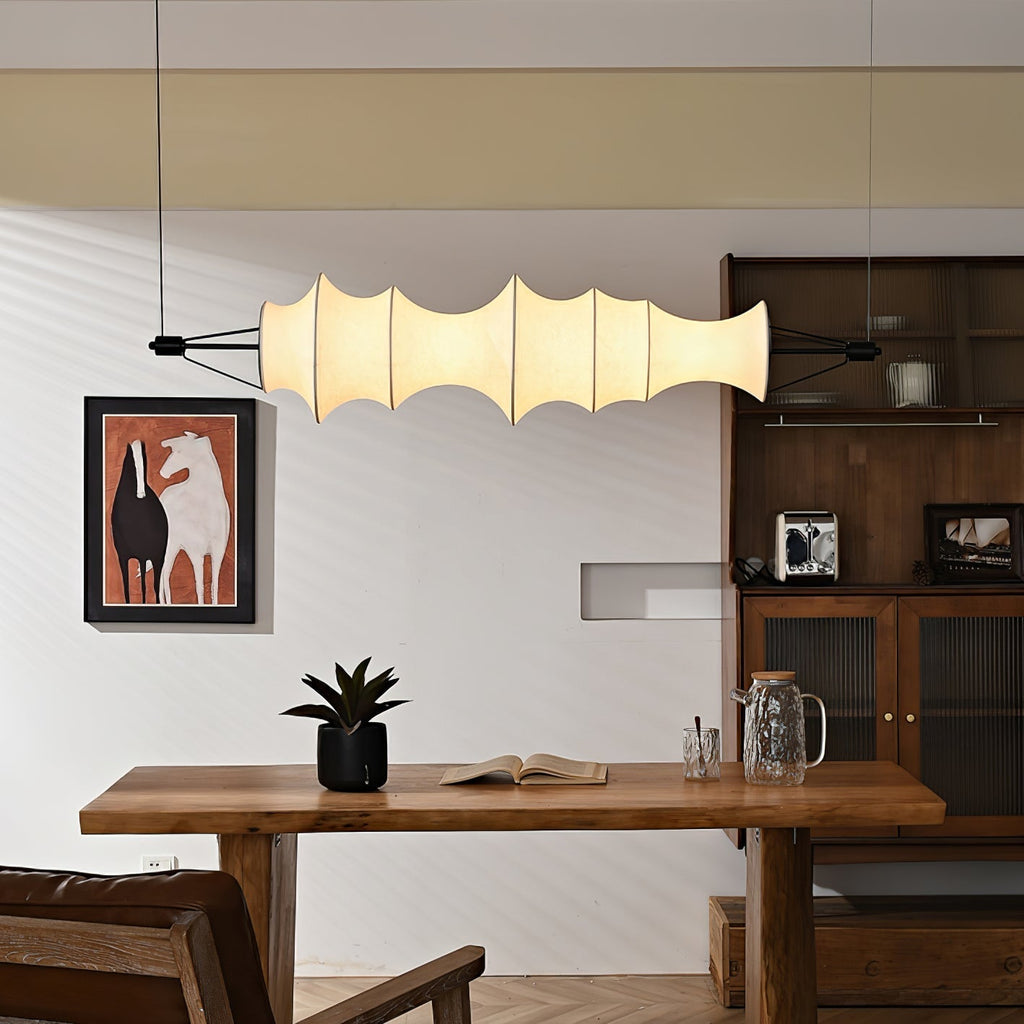 Avlorisra Suspension en Soie Élégance Artistique - Neutralighting