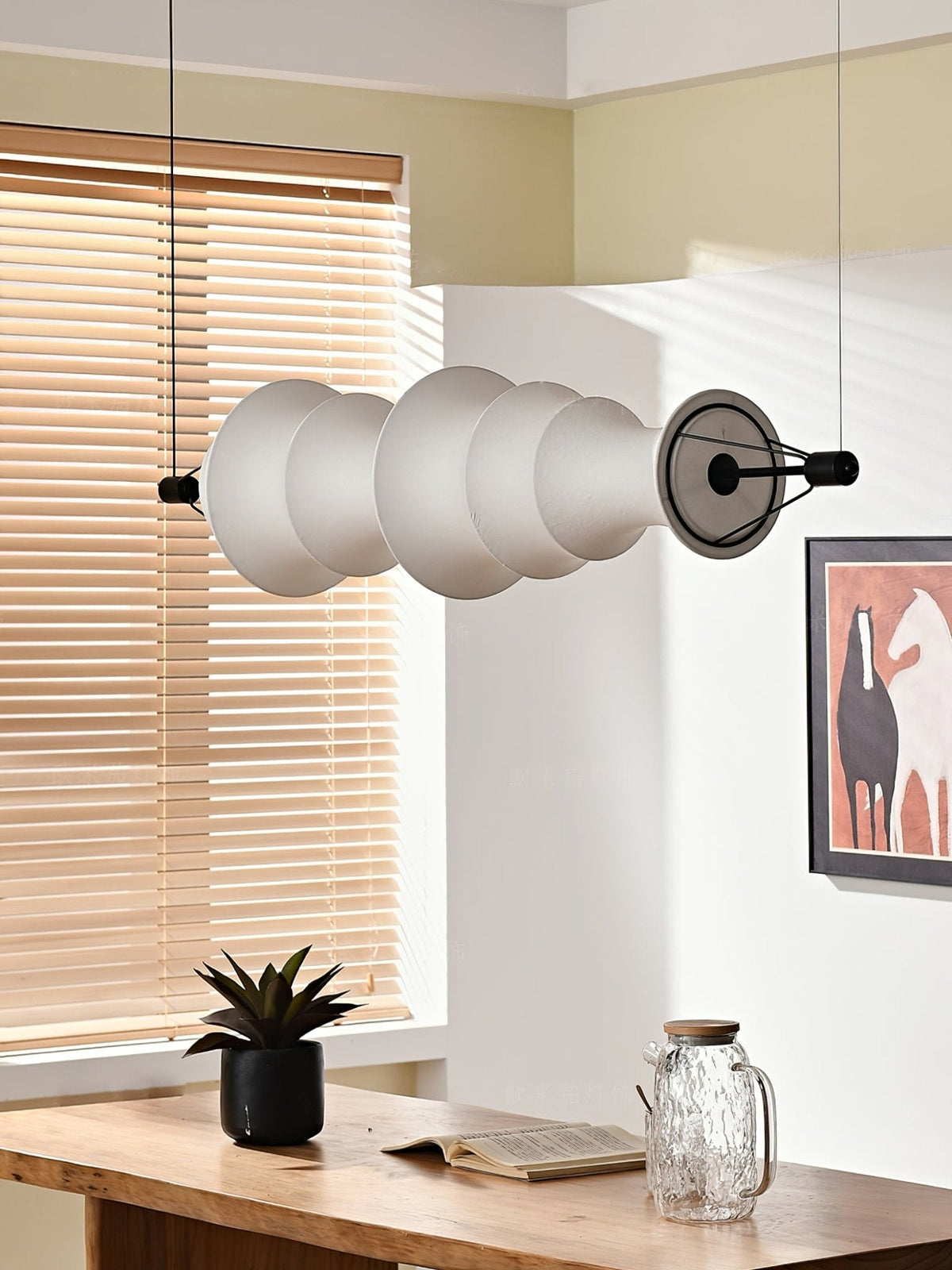 Avlorisra Suspension en Soie Élégance Artistique - Neutralighting