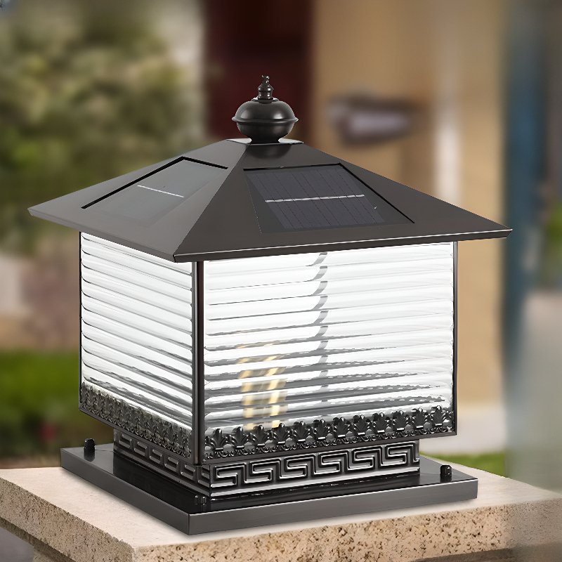 Syvenira Vintage Solaire Pagode Verre Extérieur Lumière - Neutralighting
