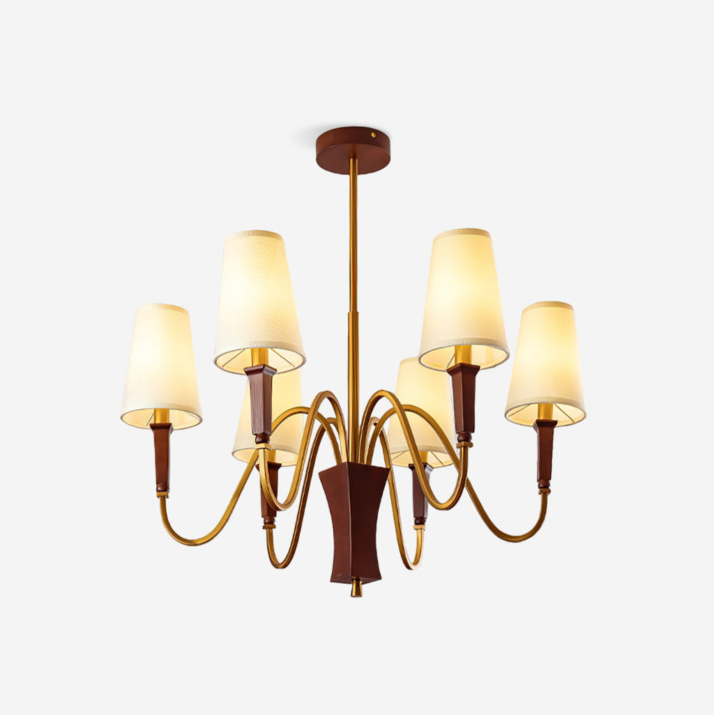 Gianna Lustre Vague Dorée Conique - Neutralighting