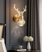 Timber Lampe Murale en Cristal de Cerf de Luxe Postmoderne - Neutralighting