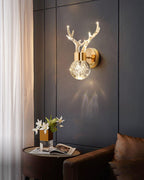 Timber Lampe Murale en Cristal de Cerf de Luxe Postmoderne - Neutralighting