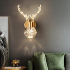 Timber Lampe Murale en Cristal de Cerf de Luxe Postmoderne - Neutralighting