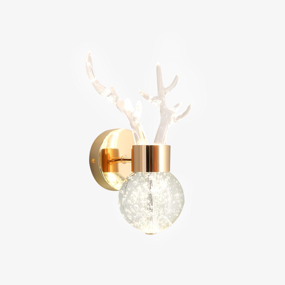 Timber Lampe Murale en Cristal de Cerf de Luxe Postmoderne - Neutralighting