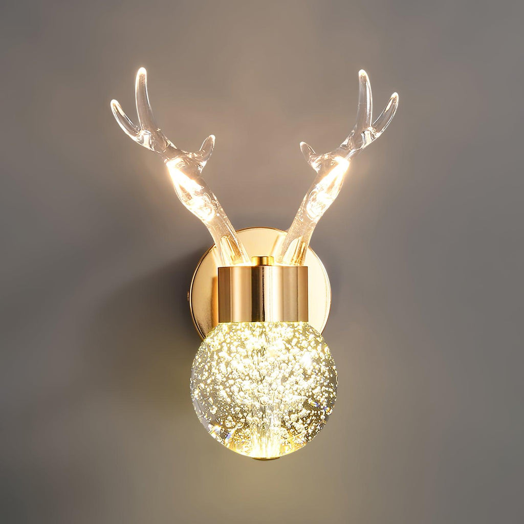 Timber Lampe Murale en Cristal de Cerf de Luxe Postmoderne - Neutralighting