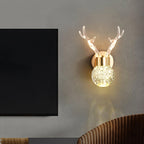 Timber Lampe Murale en Cristal de Cerf de Luxe Postmoderne - Neutralighting