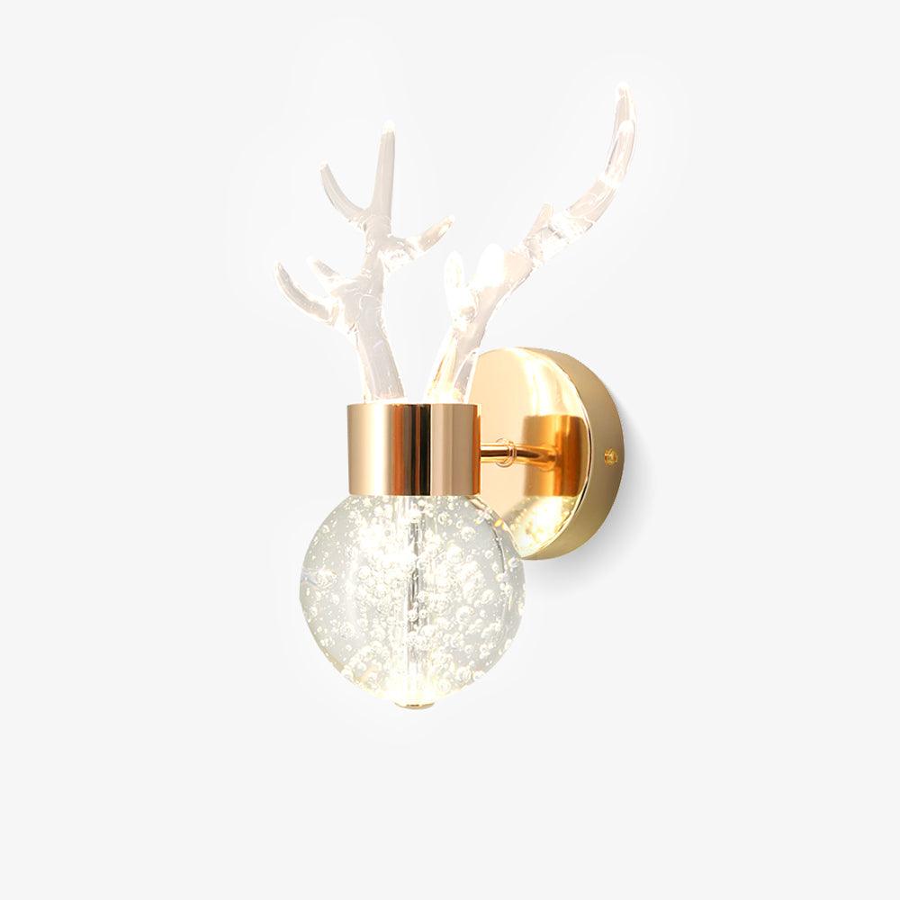 Timber Lampe Murale en Cristal de Cerf de Luxe Postmoderne - Neutralighting