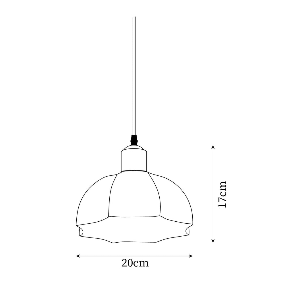 Livex Suspension en Acrylique en Forme de Corne - Neutralighting