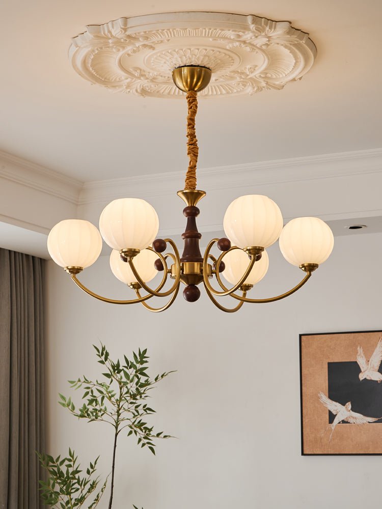 Omirara Chandelier en Bois Vintage - Neutralighting